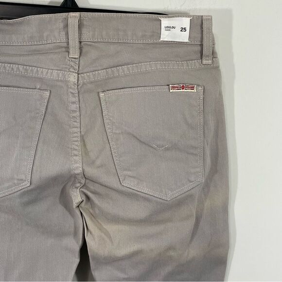 NWT Hudson Loulou Tuxedo Skinny‎ Jeans Gray with Yellow Stripe Size 25 - Picture 4 of 10